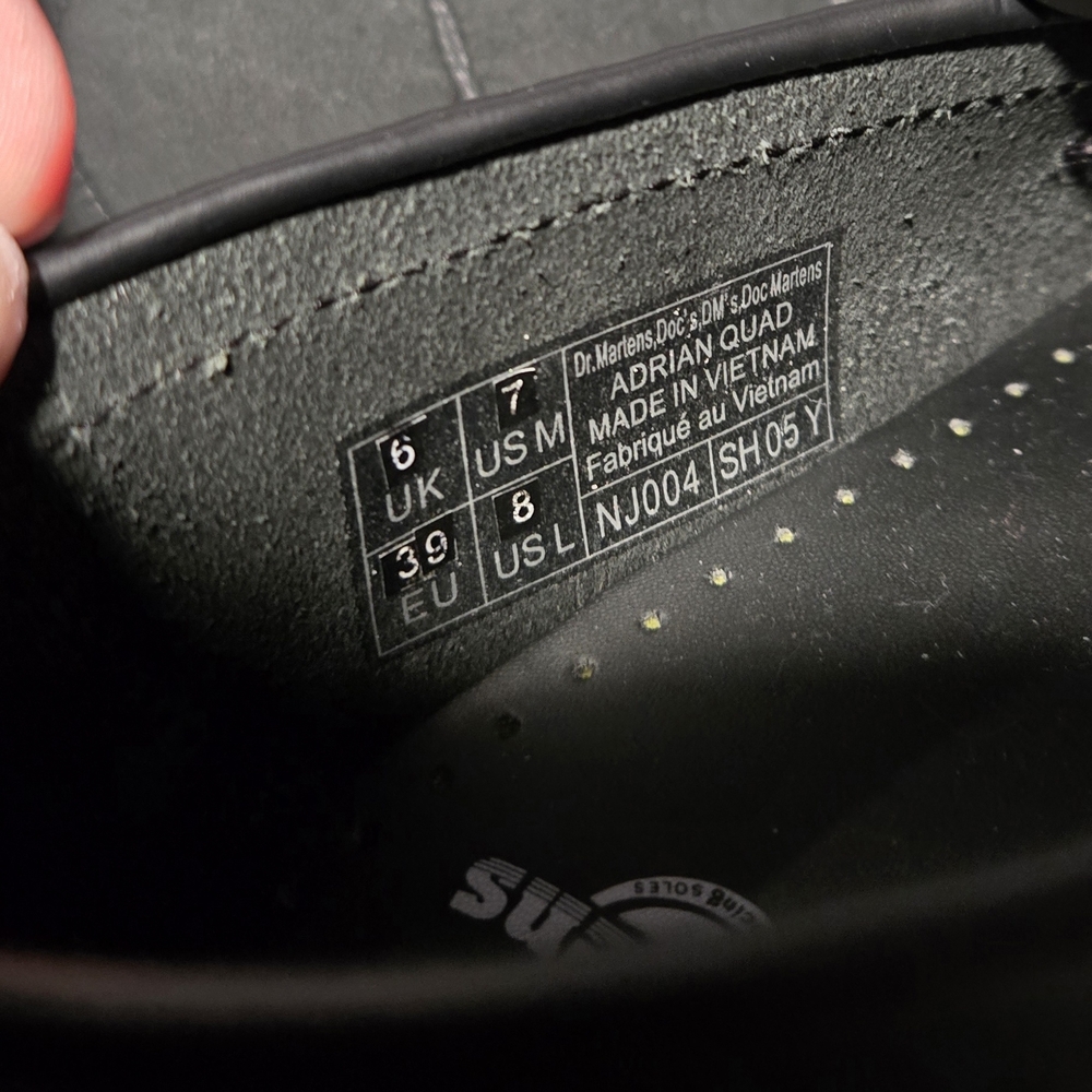 Dr. Martens Black Leather Platform Loafers - Picture 8 of 11